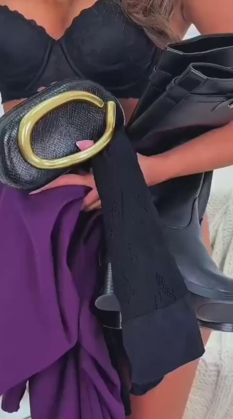 Abito corto elegante monospalla drappeggiato Vestito Casual in 2 colori – 8035