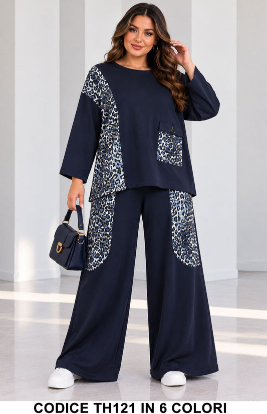 Blu notte donna elegante Made in Italy