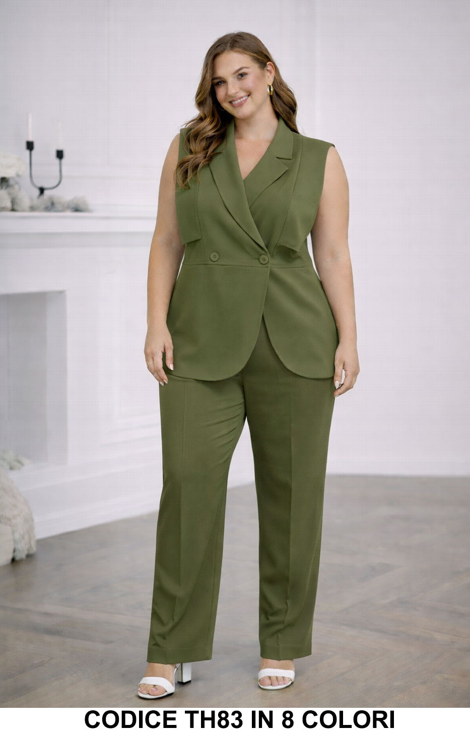 Verde Militare ⚡ donna elegante Made in Italy