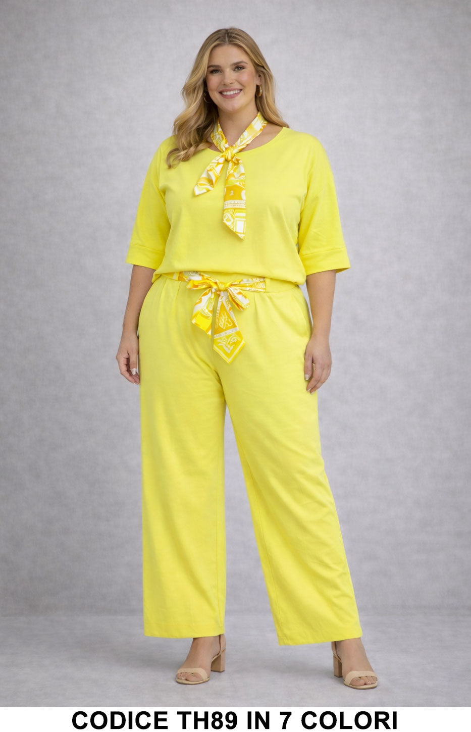 Giallo donna elegante Made in Italy