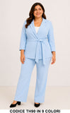 Celeste donna elegante Made in Italy