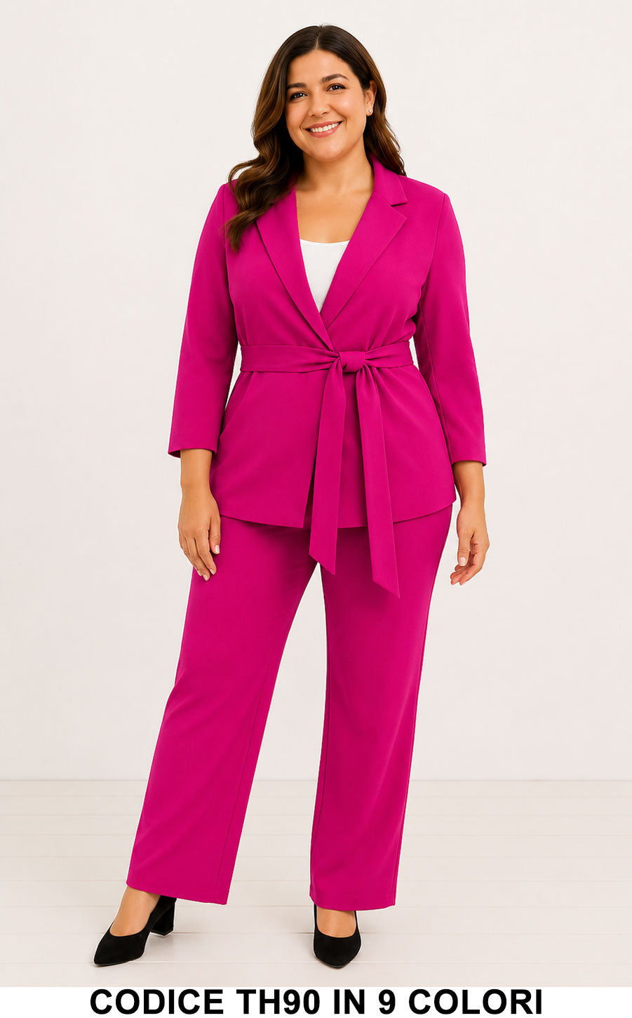 Magenta donna elegante Made in Italy