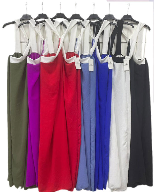 Vestito lungo curvy con incrocio sul décolleté Abito Elegante Taglie Forti in 7 colori – TH25 - Abbigliamento donna elegante su I Love Dress